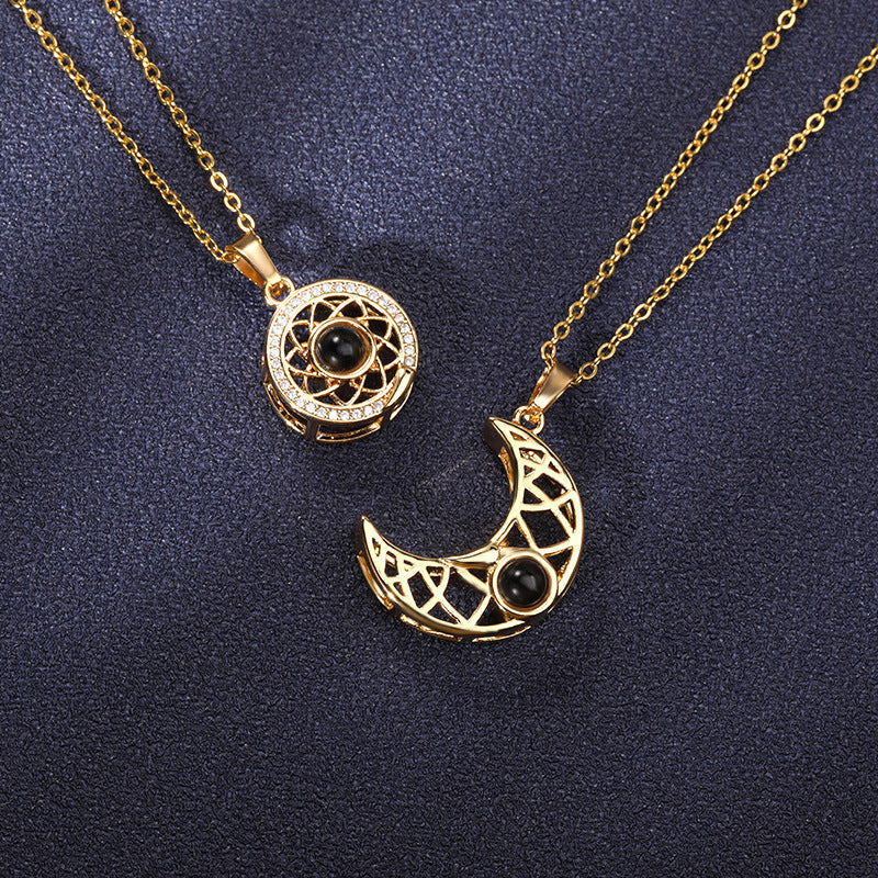 "Liebe dich bis zum Mond und zurück“ Ketting