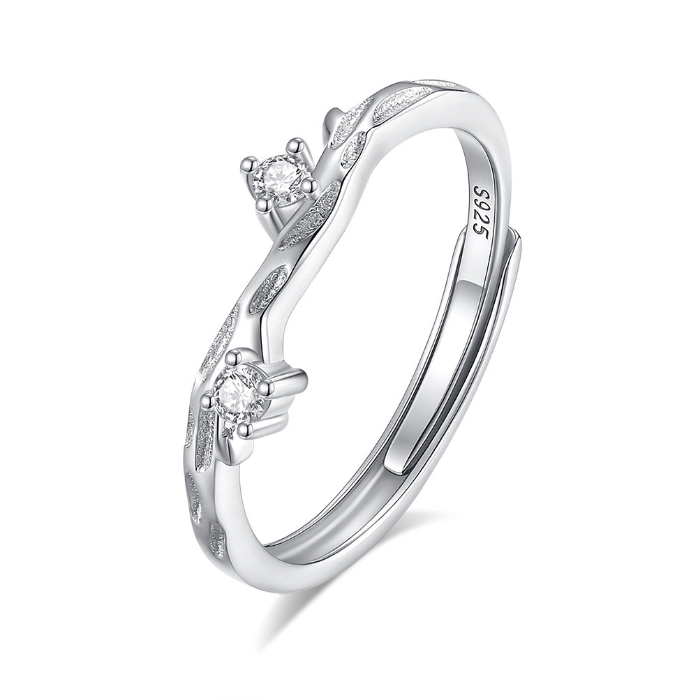 Celestina Monti Ring | Weißgold