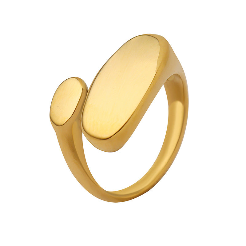 Odyssee Minimalistischer Goldring