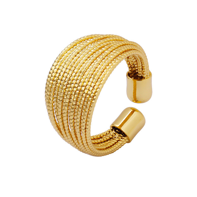 Vera Gold Ring mit offener Spitze