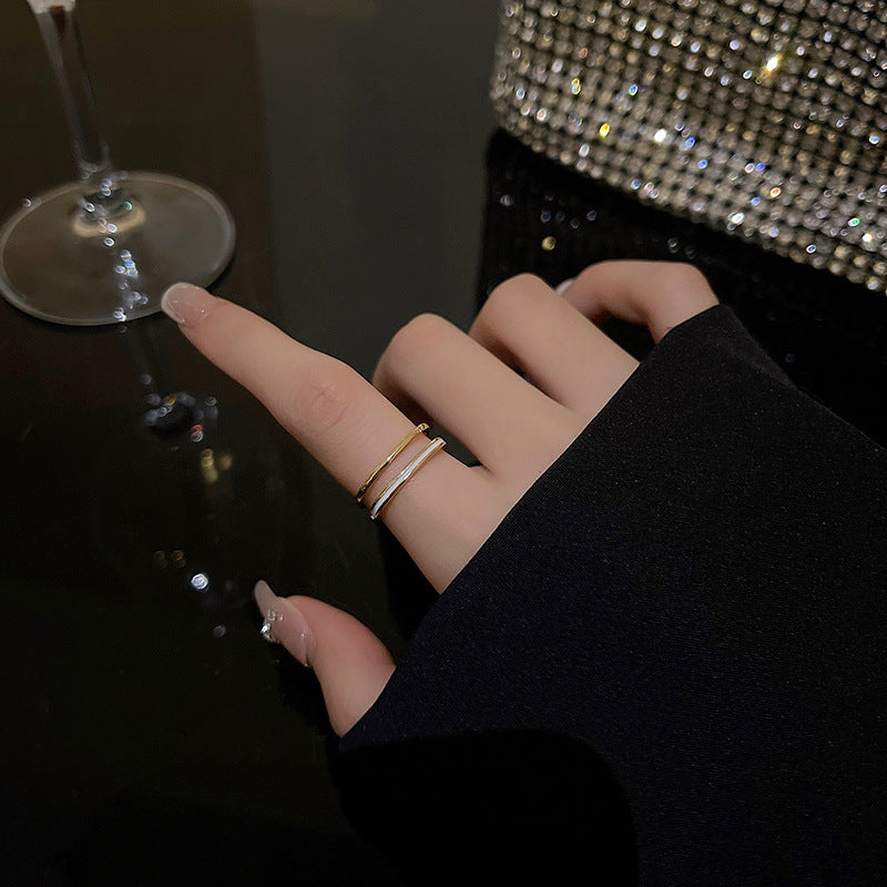 Olivia Geometrischer Goldring