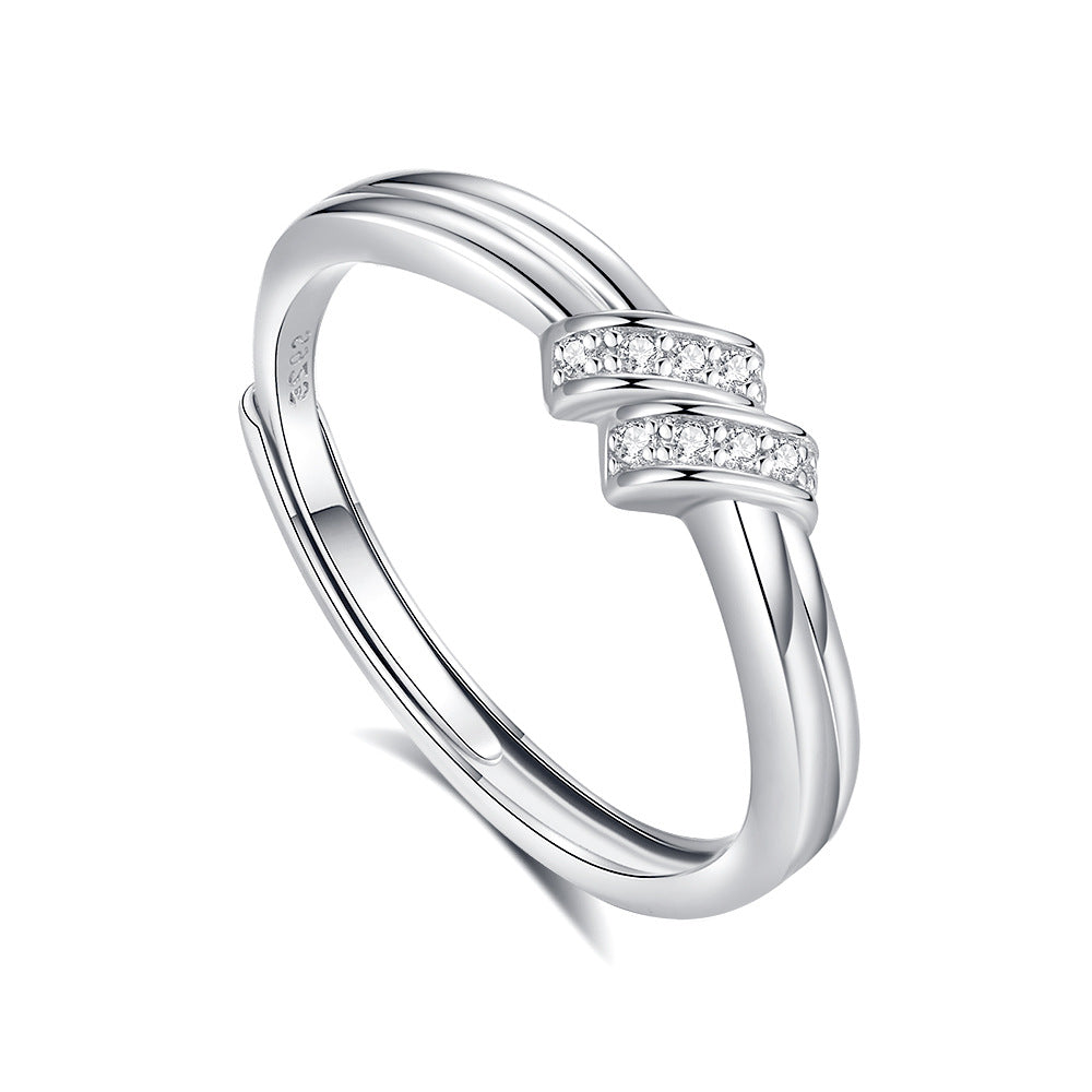 Delphine Trouvé Ring | Weißgold