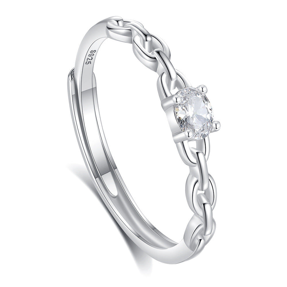 Rosetta Alberti Ring | Weißgold