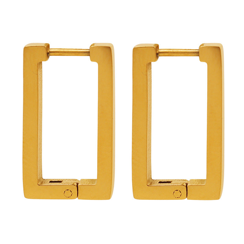 Geometrische Terra-Ohrringe Gold