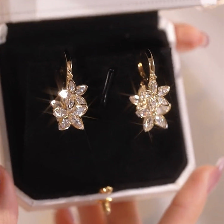 Spring Star Kreativer Stern-Anhänger Ohrringe