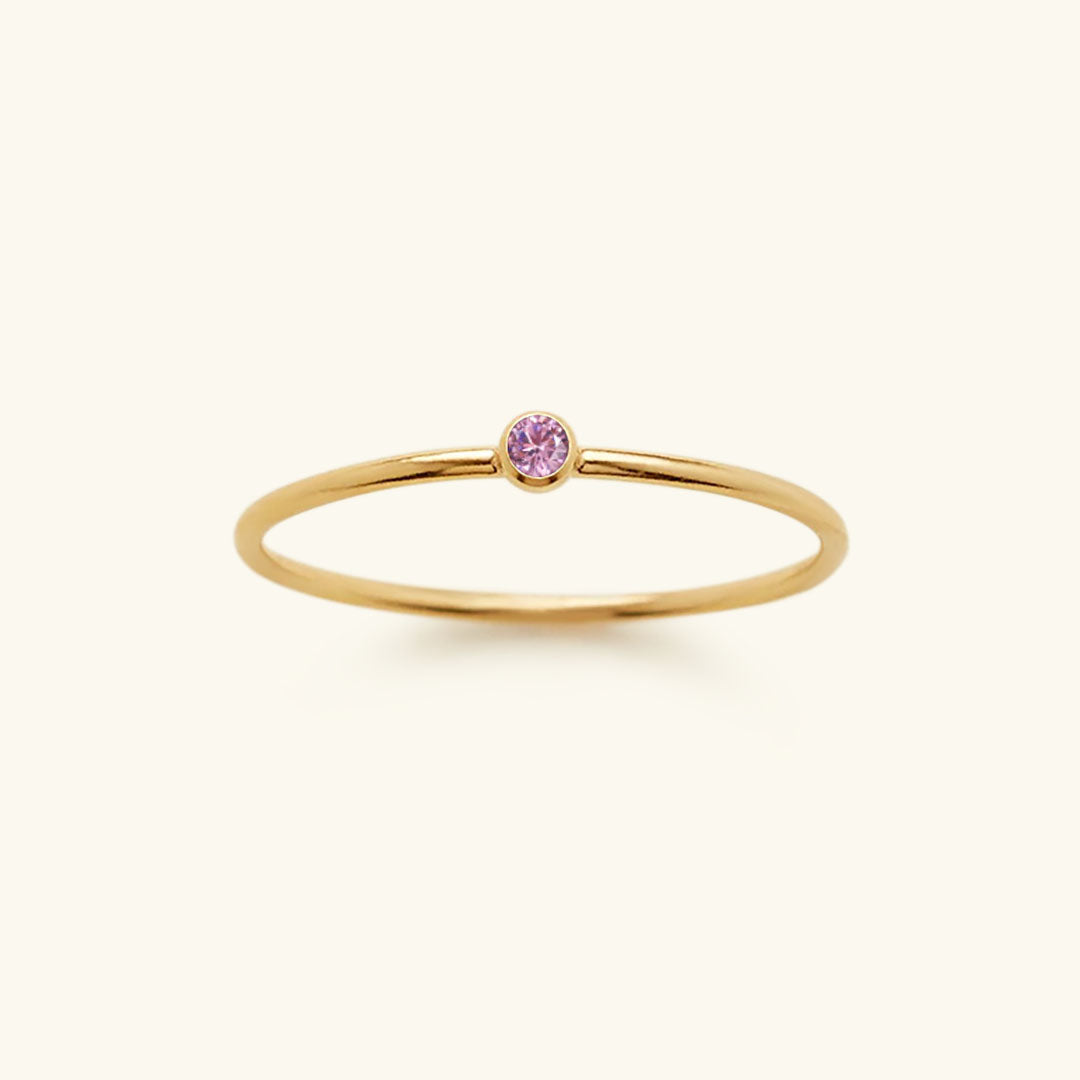 Amelia Geburtsstein Stapler Ring