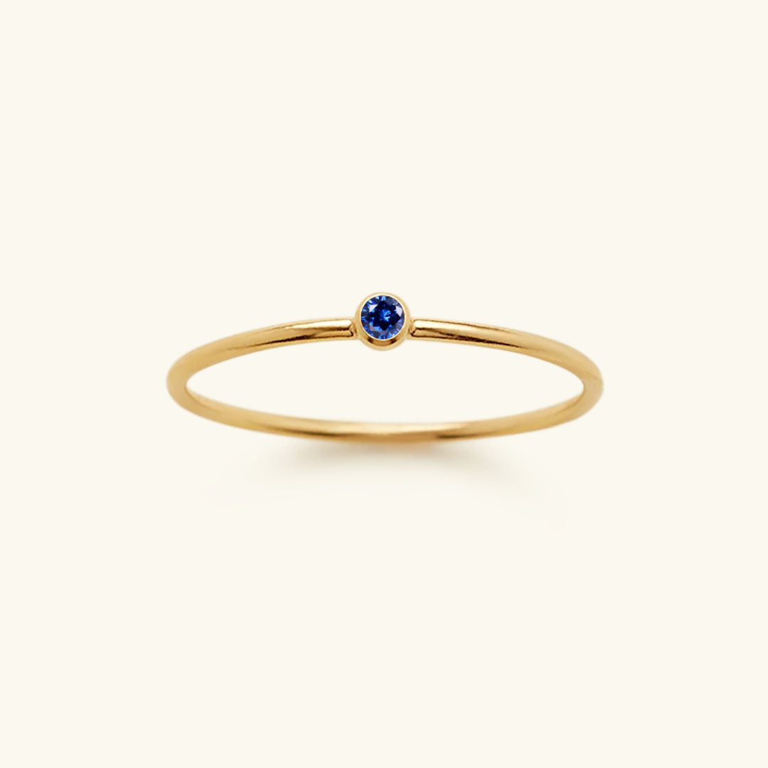 Amelia Geburtsstein Stapler Ring
