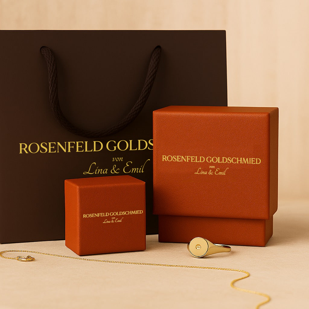 Luna Herz-Ohrringe | Weißgold