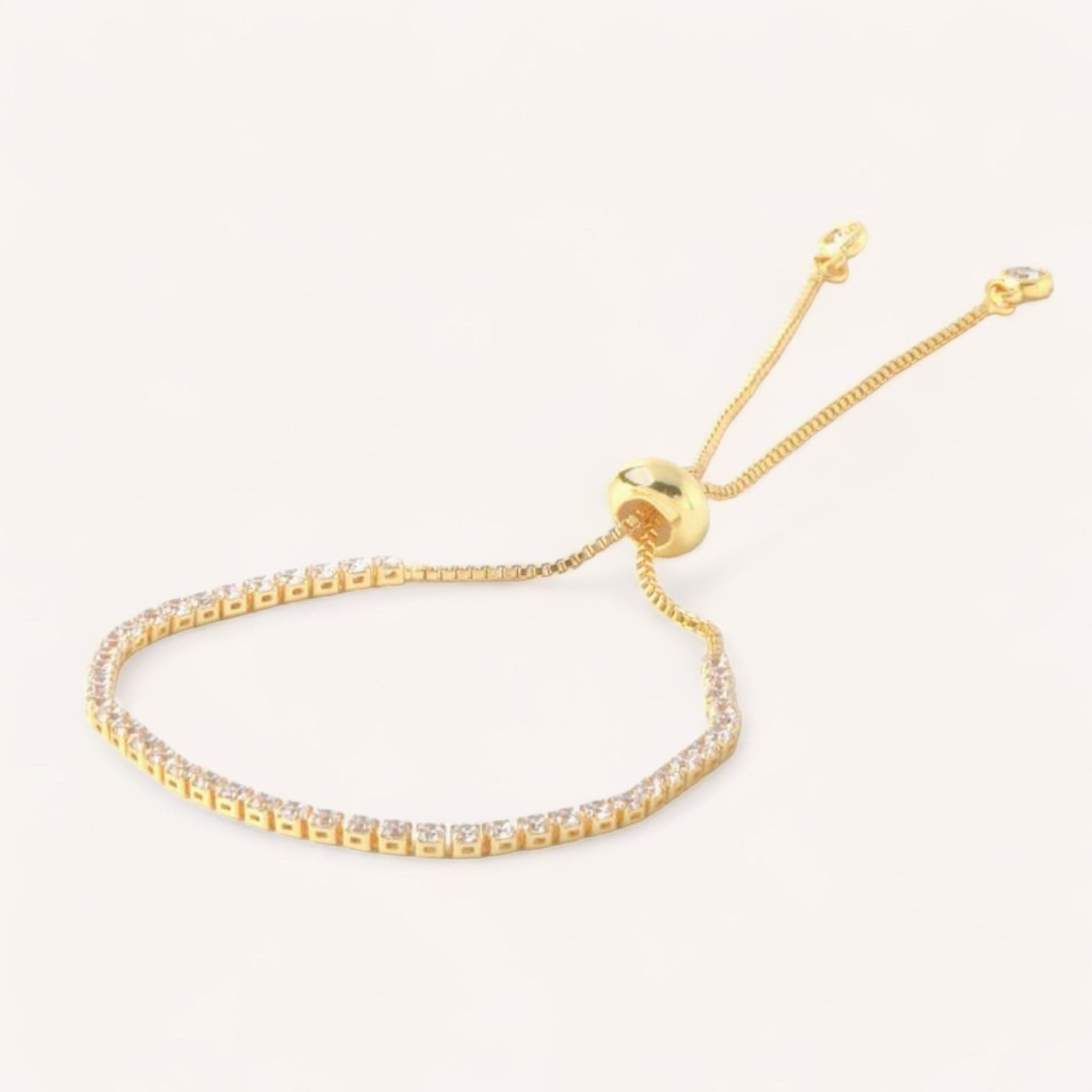 Grace Tennisarmband | Vergoldet