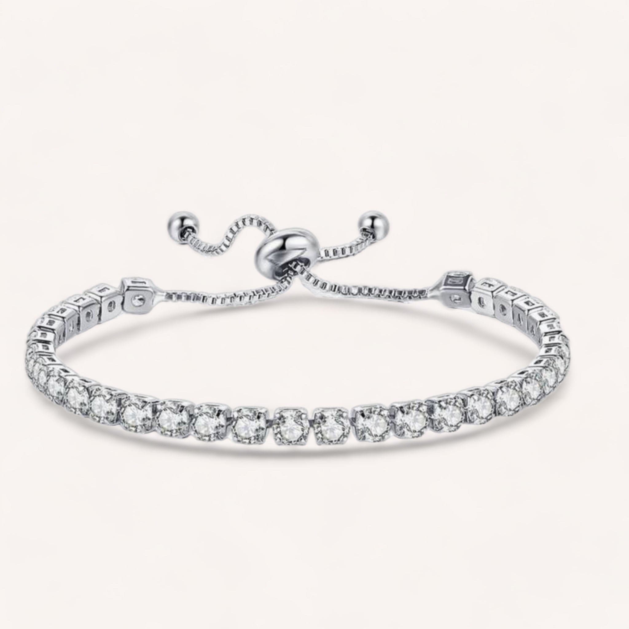 Olivia Silber Tennisarmband | Silber