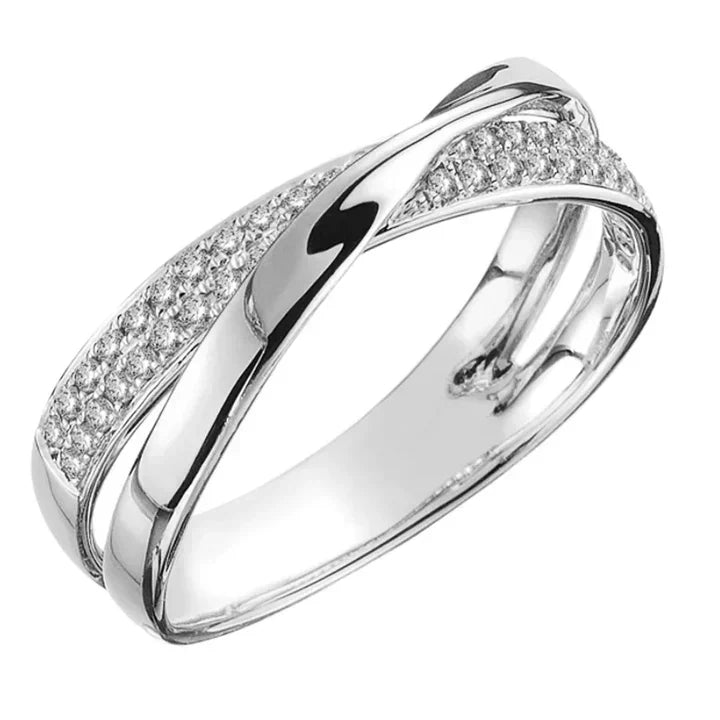Aelira Solene Ring | Weißgold