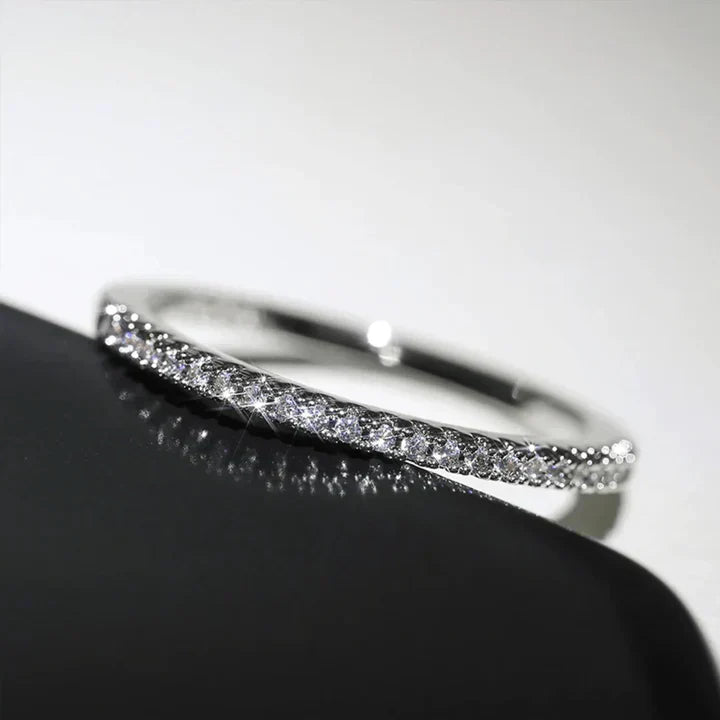 Palmina Verdalis Ring | Weißgold