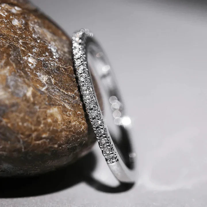 Palmina Verdalis Ring | Weißgold